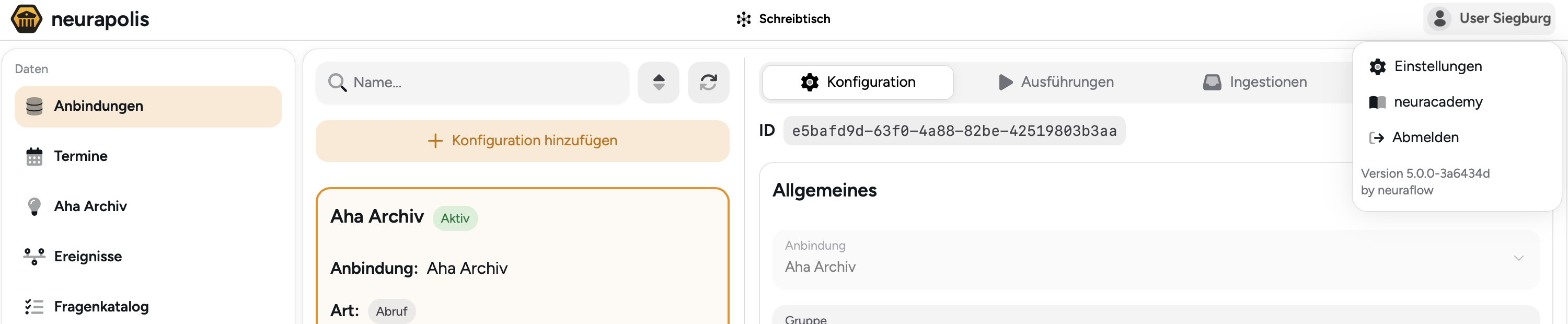 Neue Navigation in neurapolis
